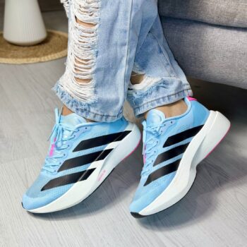 ADIDAS ADIZERO DAMA AZUL NEGRO