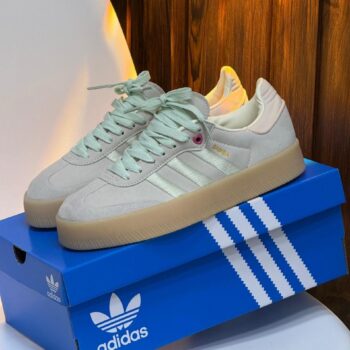 ADIDAS SAMBA PLATAFORMA DAMA Y CABALLERO BEIGE