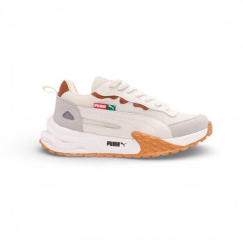Zapatillas urbanas Puma Mirage en tonos neutros de blanco y gris